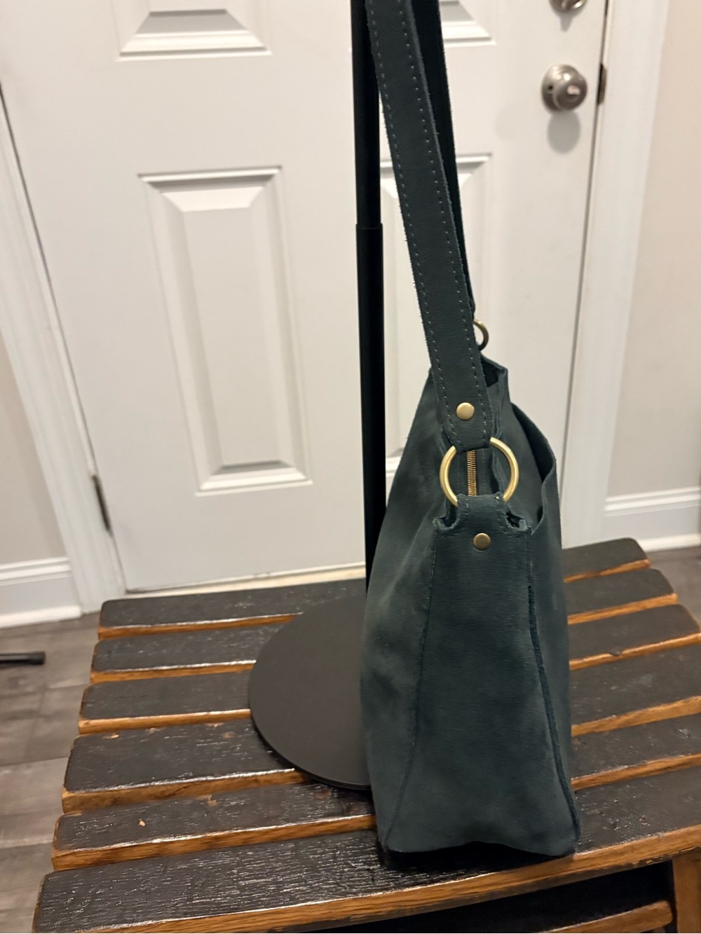 EUC Portland Leather Small Triangle Shoulder Bag - Picture 5 of 9